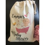 Personalised Baby Shower Gift Bag - Various Sizes Available Emma Design - Baby Girl